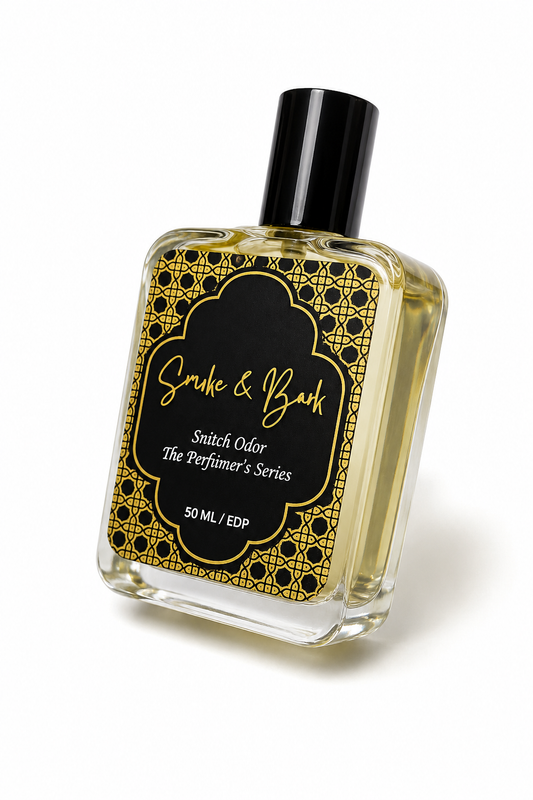 Smoke & Bark by Snitch Odor | 50ml Eau de Parfum | Smoky Woody Luxury Fragrance | The Perfumer's Series