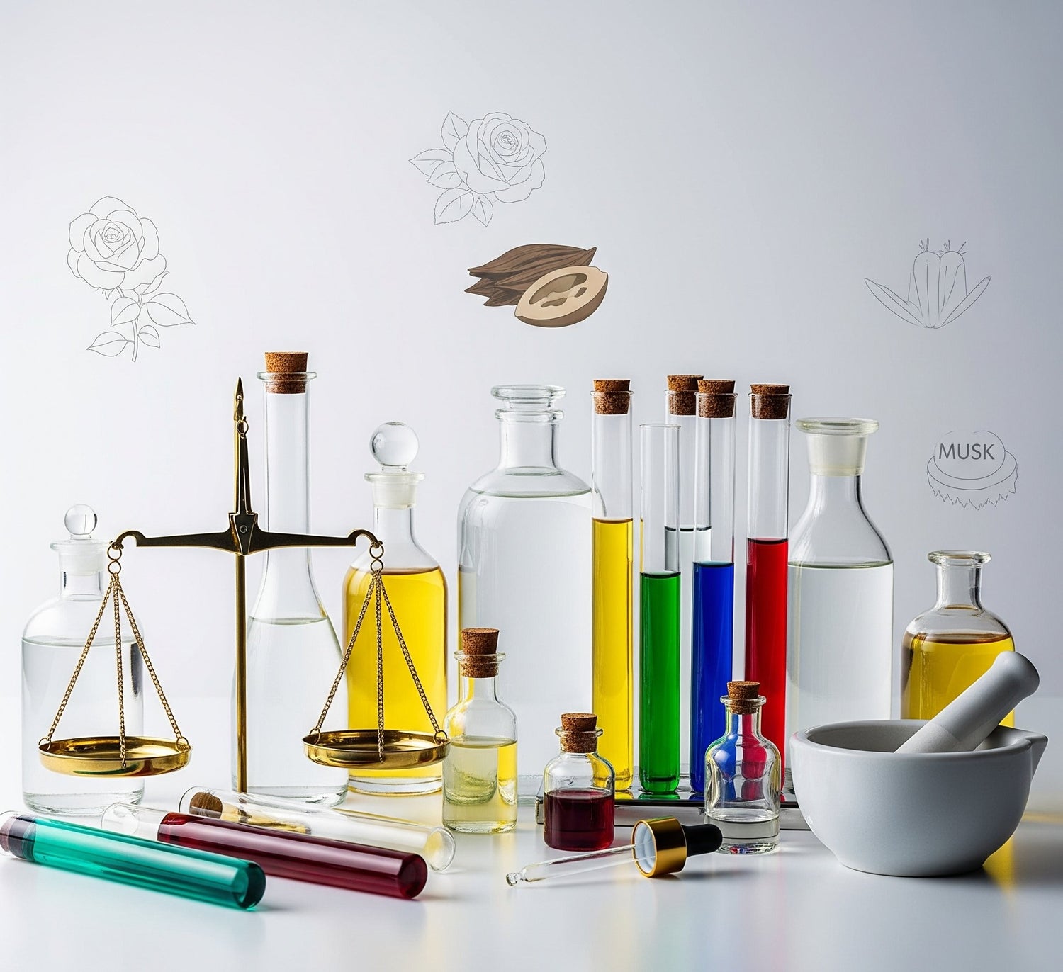 AROMA CHEMICALS , FIXATIVES & ACCORDS