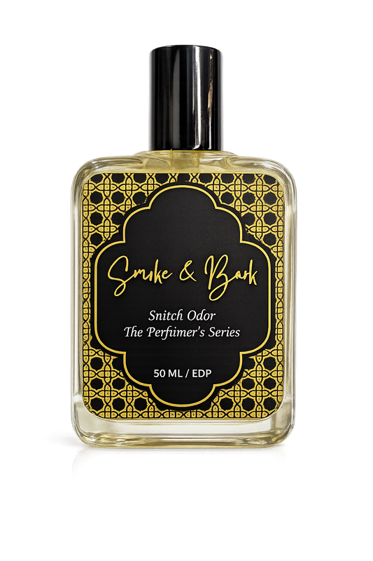 Smoke & Bark by Snitch Odor | 50ml Eau de Parfum | Smoky Woody Luxury Fragrance | The Perfumer's Series