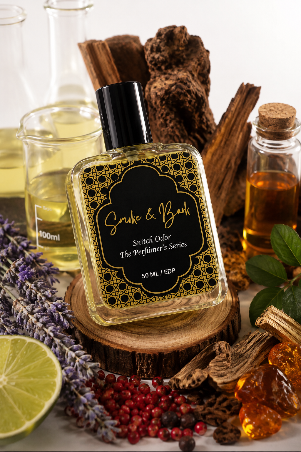 Saanjh & Smoke & Bark Combo | 2 x 50ml Eau de Parfum | Fresh + Smoky Woody Collection | The Perfumer's Series